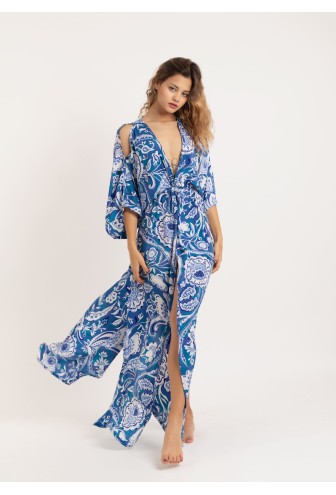 KAFTAN AZUL MARRE 2