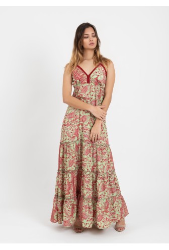 VESTIDO ESTAMPADO EMILIO GOLD