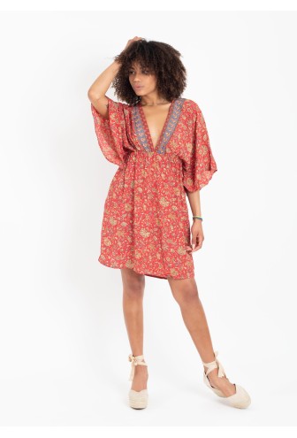 VESTIDO ROJO HASSINA SHORT G