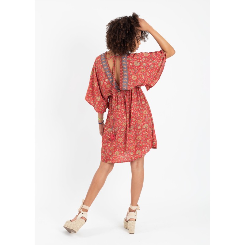 VESTIDO ROJO HASSINA SHORT G