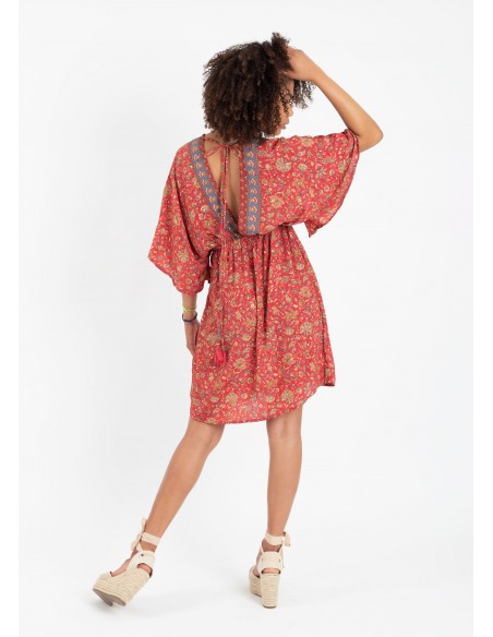 VESTIDO ROJO HASSINA SHORT G