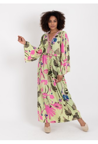 VESTIDO TINA ESTAMPADO VERDE