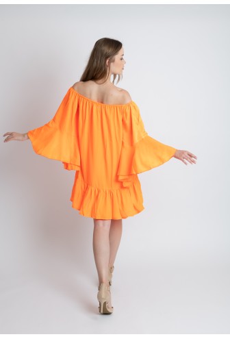 VESTIDO CORTO JUANA NEÓN 2