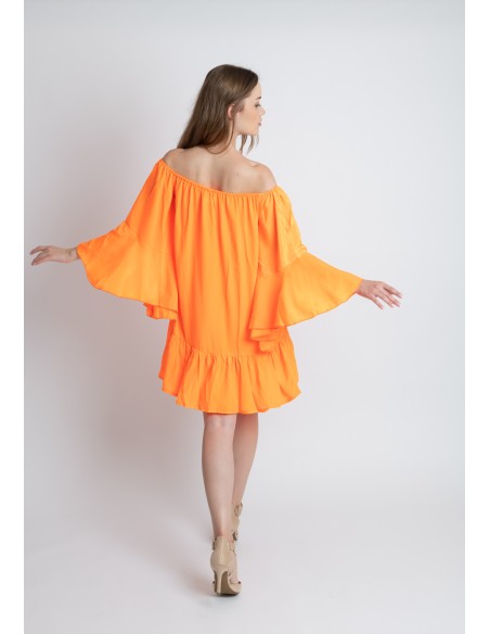 VESTIDO CORTO JUANA NEÓN