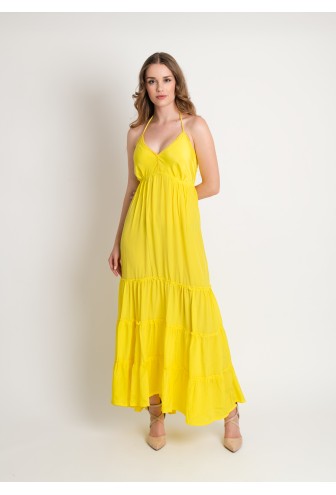 VESTIDO LARGO EMILIO NEÓN