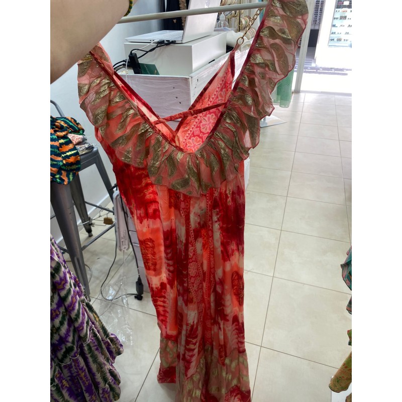 KLAU-CHIFON WHITH CHAIN