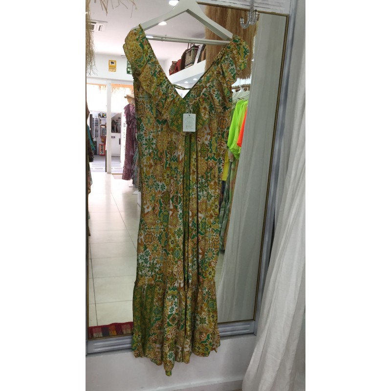 KLAU LONG DRESS GOLD