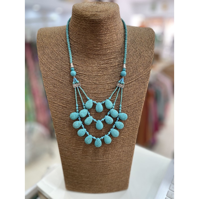 Collar India Piedras