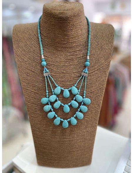 Collar India Piedras