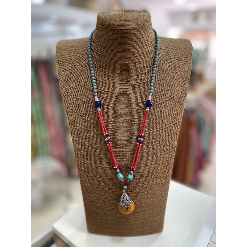 Collar India Piedras