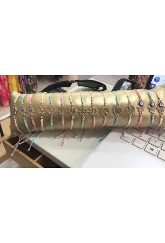 Pulsera cuerda y dije