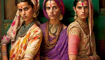 El significado detrás de los estampados y colores tradicionales en la moda india